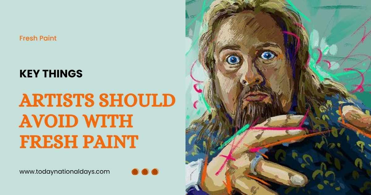 Artists Should Avoid with Fresh Paint