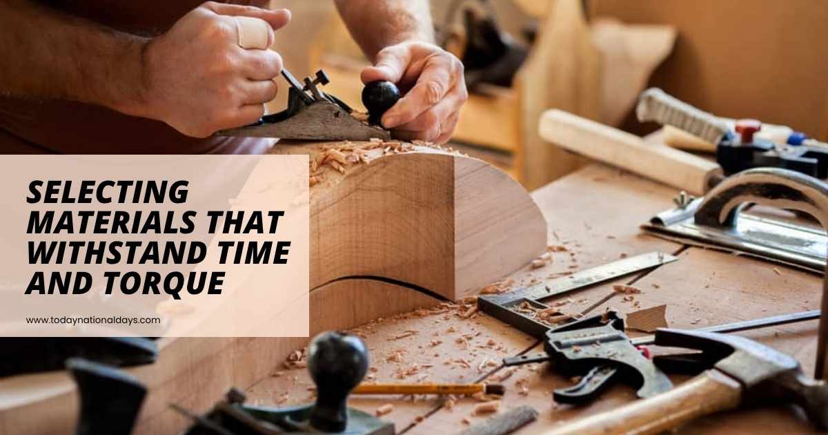Selecting Materials, workshop table;