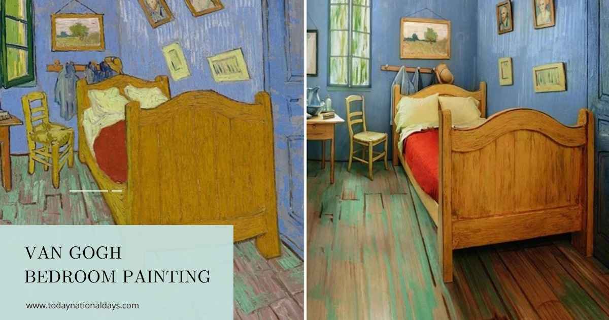 Van Gogh’s Bedroom real and paint